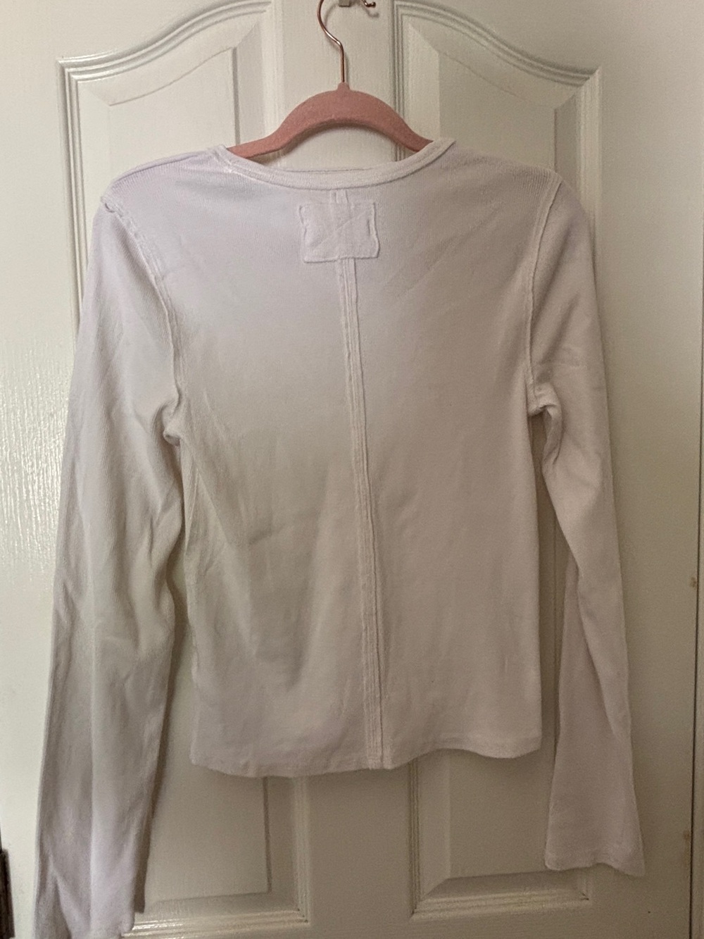 Purple & White Set of Two V-Neck Tops by We the Free ~ Women’s XL - Picture 6 of 12